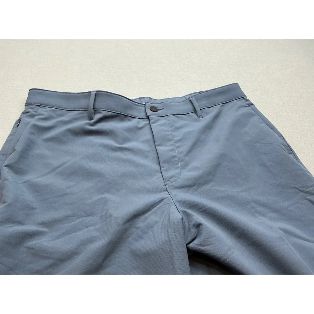 Banana Republic Performance Pants Blue Gray 40x30 Straight Leg Polyester‎ Chino